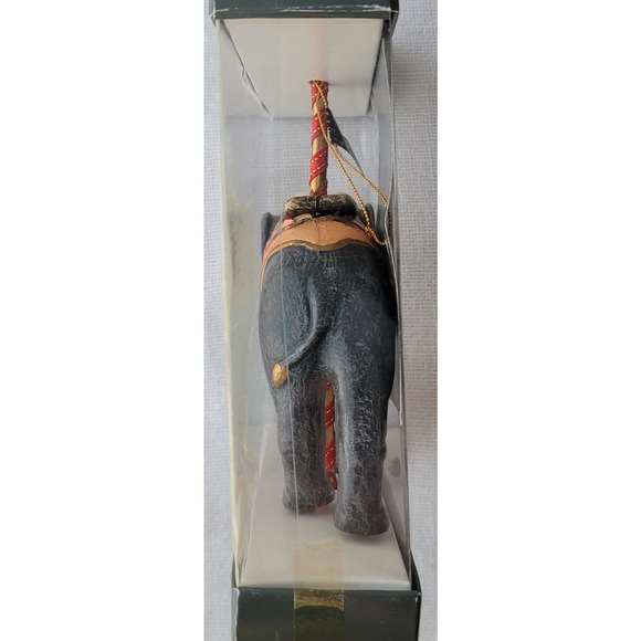 Christmas Ornament Carousel Elephant Ornament Vintage New Smithsonian Museum I - Picture 8 of 9